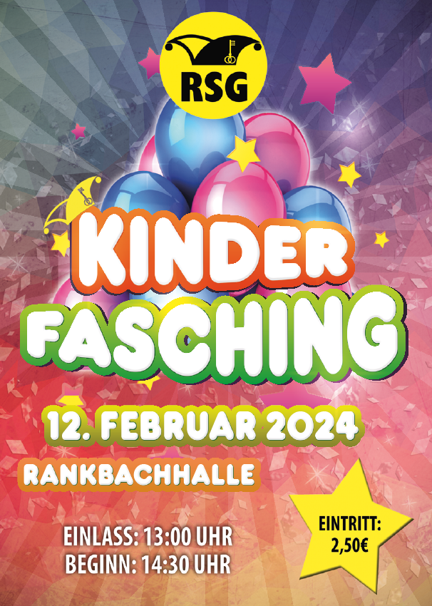 Kinderfasching 2024 Flyer