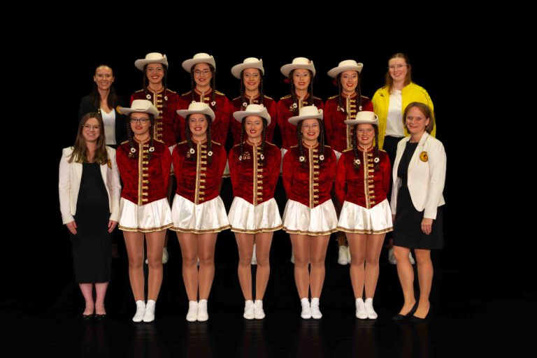 Präsidentengarde mit Trainern und Betreuern