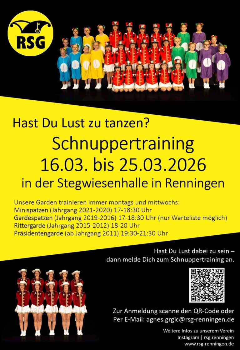 Schnuppertraining 2026