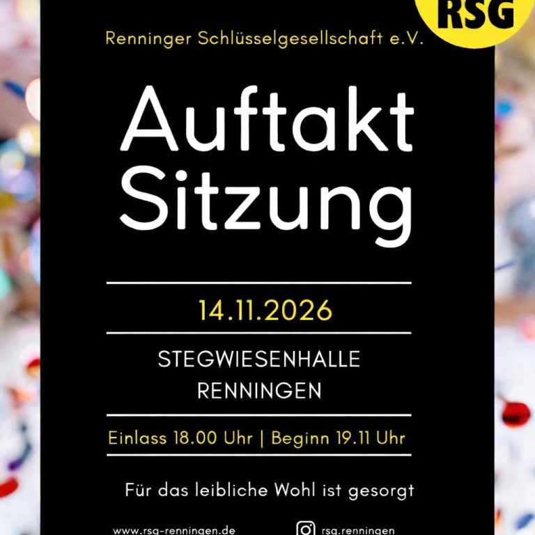 Auftaktsitzung Renningen - Schlüsselgesellschaft Renningen - RSG