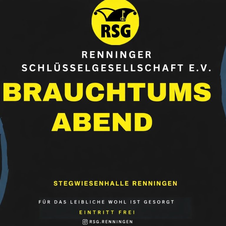 Brauchtumsabend Brauchtumsabend Renningen - Schlüsselgesellschaft Renningen - RSG