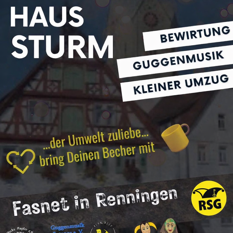 Rathaussturm 26 Rathaussturm Renningen - Schlüsselgesellschaft Renningen - RSG